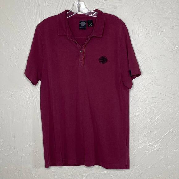 Harley Davidson Polo Size Large - Picture 1 of 5